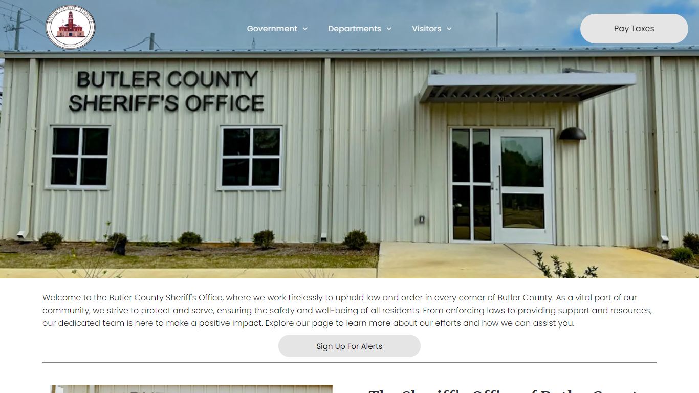 Sheriff's Department | Butler County, Alabama